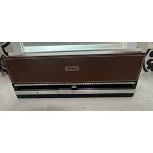 DiscGear Selector 120HD Faux Leather CD & DVD Storage Case w Label Card - Brown